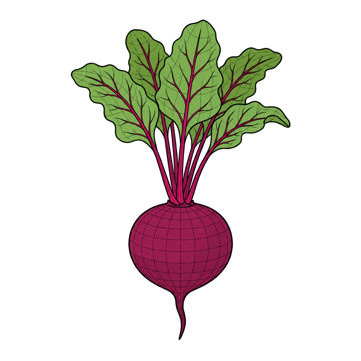 Technical ingredient study representing beet juice color