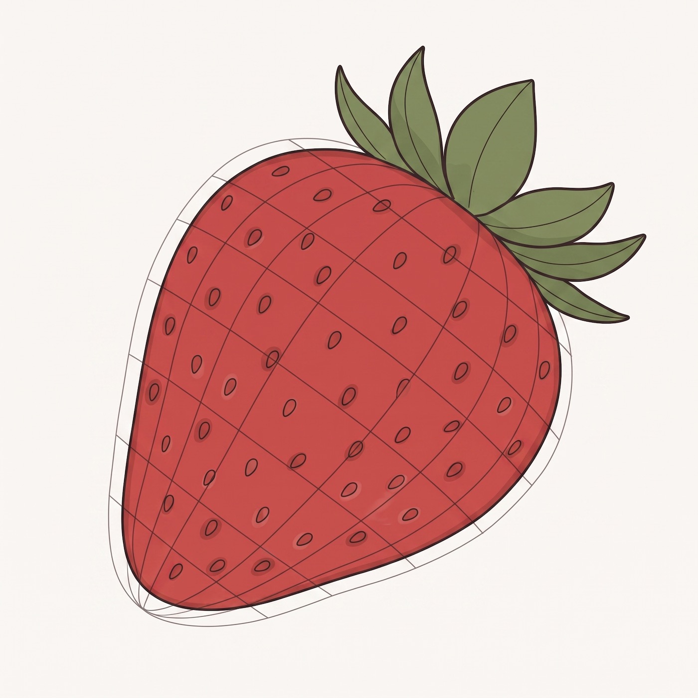 Technical ingredient study representing natural strawberry flavor