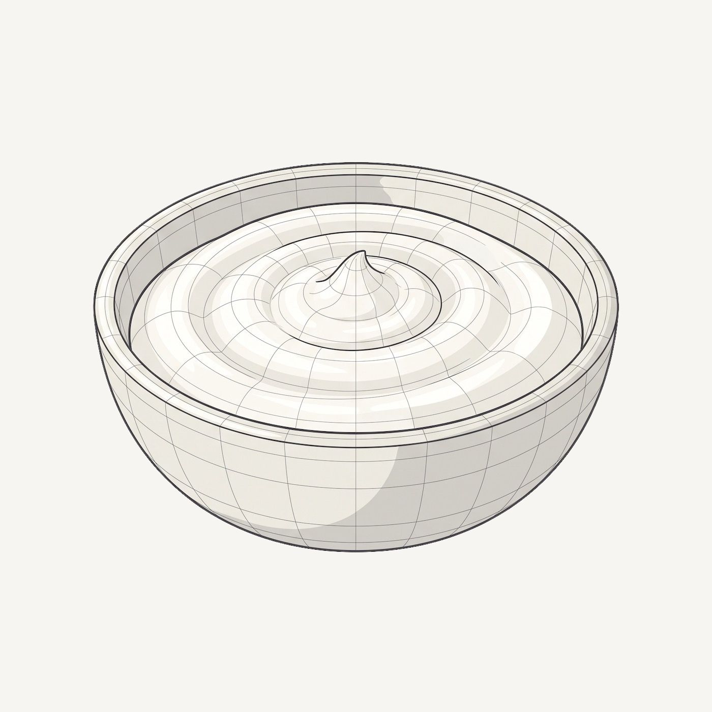 Technical ingredient study representing artificial yogurt flavor